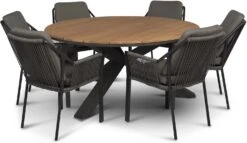 Tierra Outdoor 6-zits Diningset Omnigo Met Liv