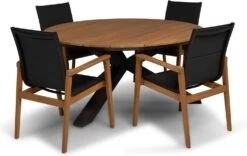 Tierra Outdoor 4-zits Diningset Orbital Met Avero