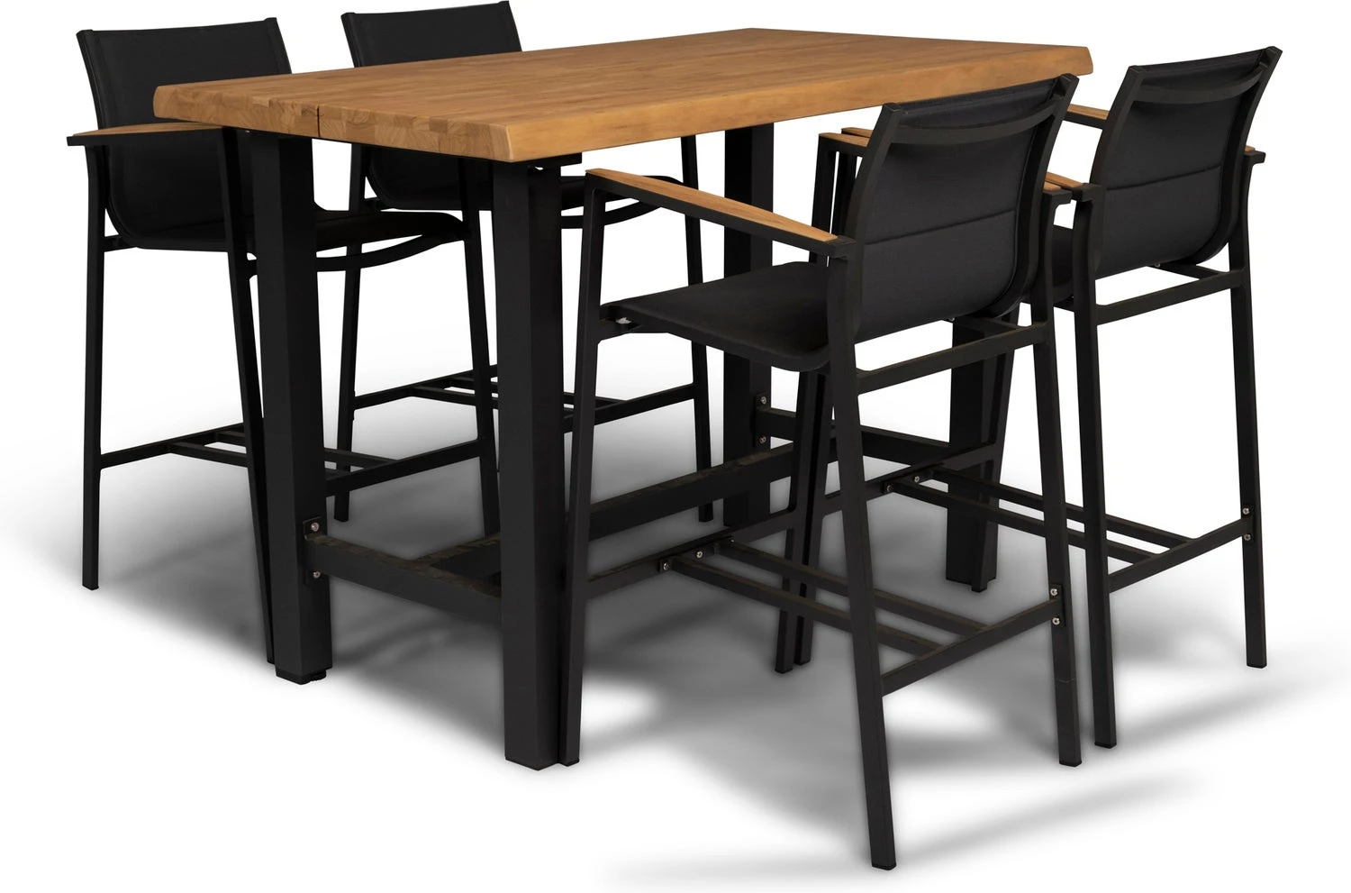 Tierra Outdoo 4-zits Barset Ada Met Rustiek Aluminium Antraciet 2 Tierra Outdoo 4-zits Barset Ada Met Rustiek Aluminium Antraciet - Afbeelding 2