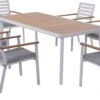 Intratuin 6-zits Diningset Roos Aluminium Grijs