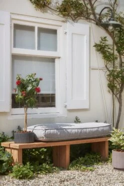 Mica Decorations Tuinbank Elwood Bruin 154 X 50 X 35 Cm -Tuinmeubel Serie Winkel 8720362012634 05