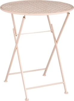 Mica Decorations Bistrotafel Yentl Roze D 60 H 70 Cm