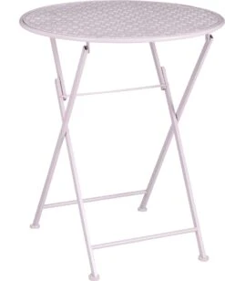 Mica Decorations Bistrotafel Yentl Paars D 60 H 70 Cm