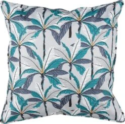 In The Mood sierkussen blauw / Groen 45 x 45 x 10 cm