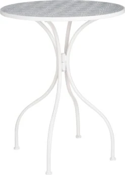 Mica Decorations Bistrotafel Calais Blauw D 60 H 76 Cm