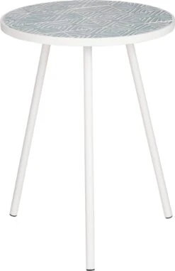 Mica Decorations Bijzettafel Calais Blauw D 39 H 51 Cm