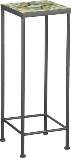 Mica Decorations Bijzettafel Tristan Zwart / Groen 20 X 20 X 55 Cm
