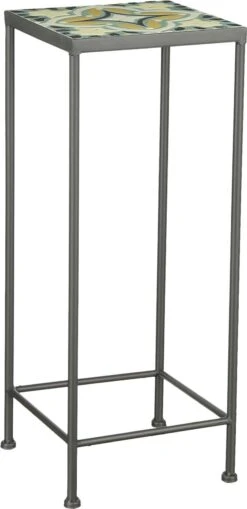 Mica Decorations Bijzettafel Tristan Zwart / Groen 24 X 24 X 61 Cm