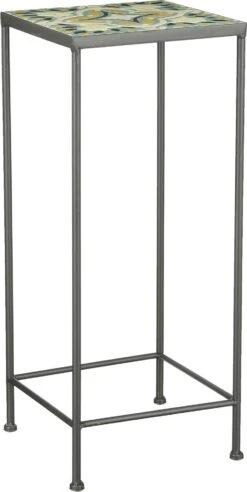 Mica Decorations Bijzettafel Tristan Zwart / Groen 28 X 28 X 67 Cm