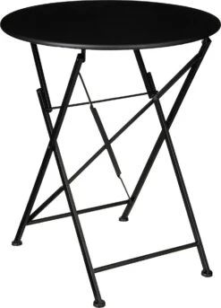 Mica Decorations Bistrotafel Laurence Zwart D 61 X H 71 Cm