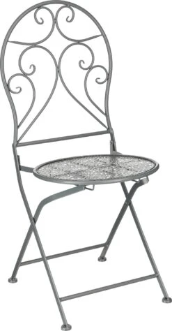 Mica Decorations Bistrostoel Thalia Grijs 40 X 40 X 92 Cm